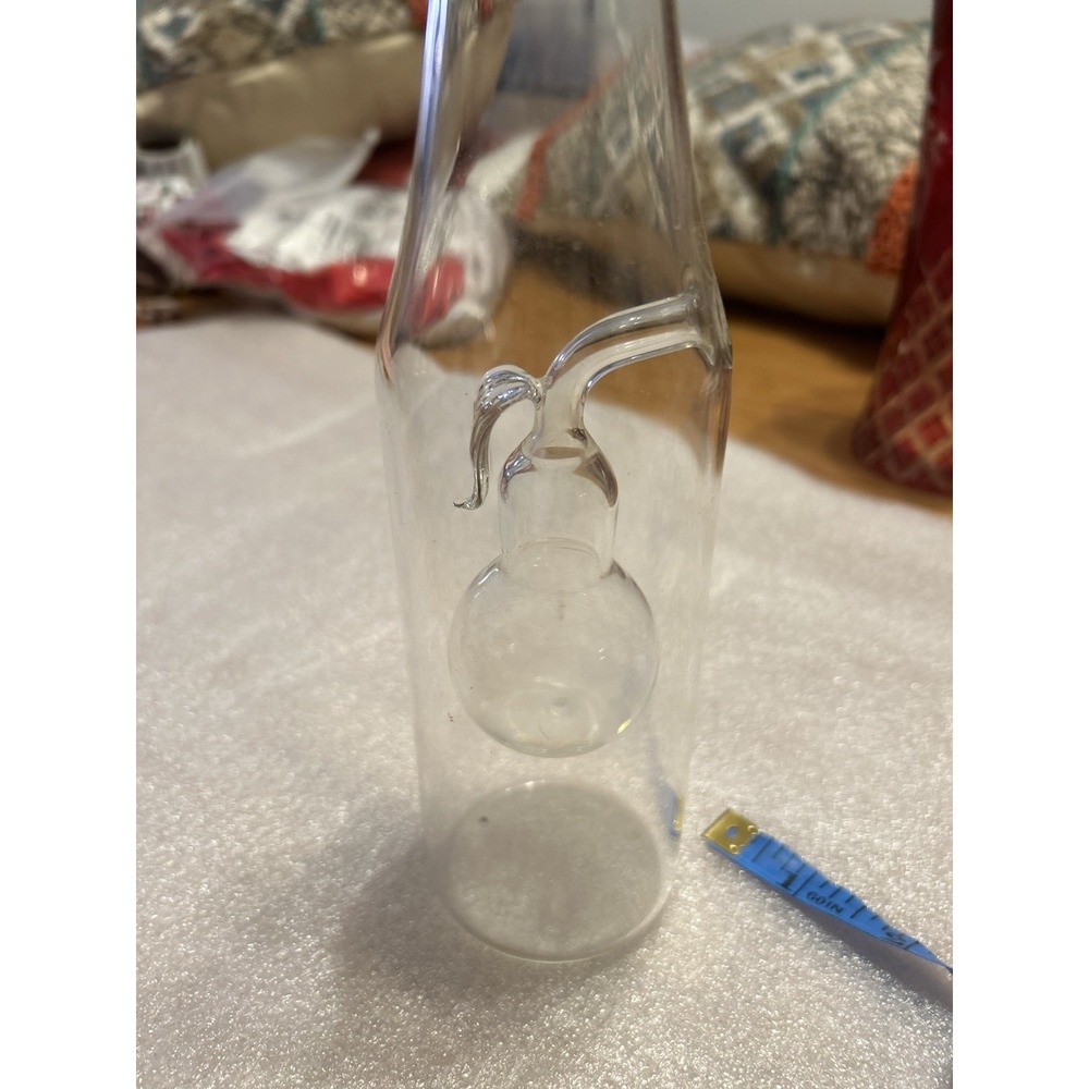 VINTAGE DECANTER BOTTLE SIMAX HEAT RESISTANT MADE IN CZECH REPUBLIC MODEL # 4080